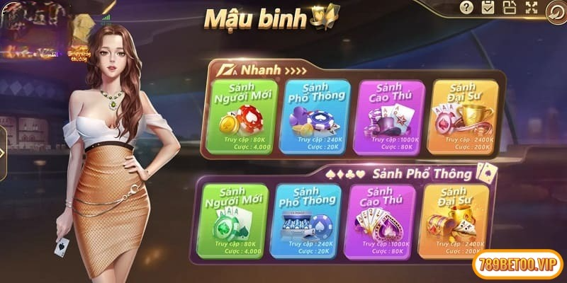 Mậu binh - Một trong số những trò chơi nổi bật thu hút lượng lớn các thành viên