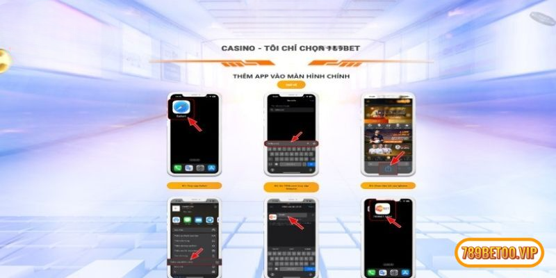 Các bước thực hiện tải app 789BET dành cho IOS